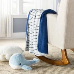 Plush Baby Blanket - Nautical - Cloud Island™