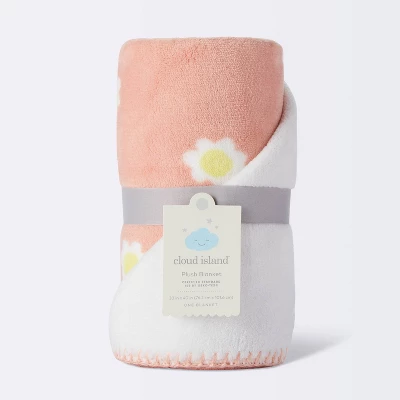 Plush Baby Blanket - Daisy - Cloud Island™ - Image 3