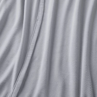 Rayon From Bamboo Swaddle Baby Blanket - Gray - Cloud Island™ - Image 2