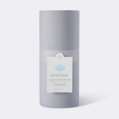 Rayon From Bamboo Swaddle Baby Blanket - Gray - Cloud Island™ - Image 3