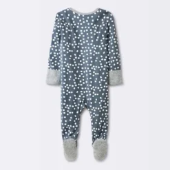 Baby Boys' 3pk Pandas Zip-Up Sleep N' Play - Cloud Island™ Heather Gray