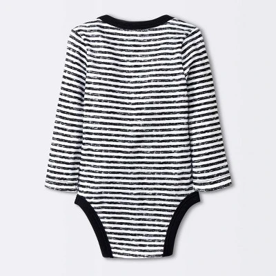 Baby 4pk Halloween Long Sleeve Bodysuit - Cloud Island™ Orange