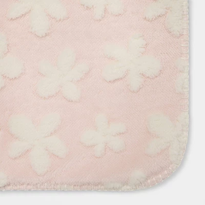 Plush Stroller Blanket Daisy - Cloud Island™ Pink - Image 2