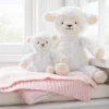 Plush Animal With Mini Plush Stuffed Animal Toy - Lamb - 2pc - Cloud Island™